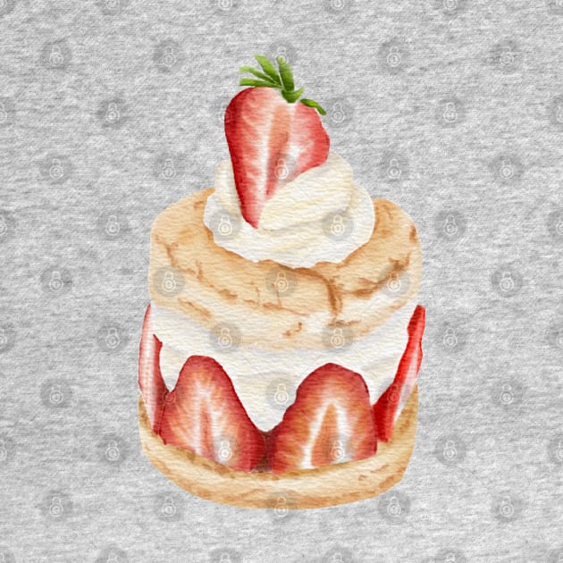 strawberry shortcake, yummy, lovely design by Kate Dubey